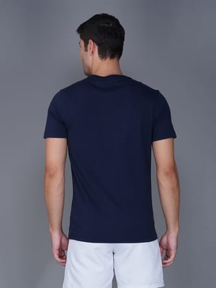 Men's Casual Cotton Jersey Tee Navy