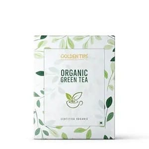 Golden Tips Certified Organic Green Tea – Premium Whole Leaf, 100g Box, Antioxidant-Rich, Fresh, Aromatic Wellness Beverage, Natural Detox & Immunity Support Golden Tips Certified Organic Green Tea – Premium Whole Leaf, 100g Box, Antioxidant-Rich, Fresh, Aromatic Wellness Beverage, Natural Detox & Immunity Support
