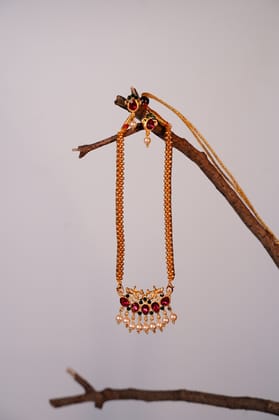 Gold-Plated Necklace & Earring Set