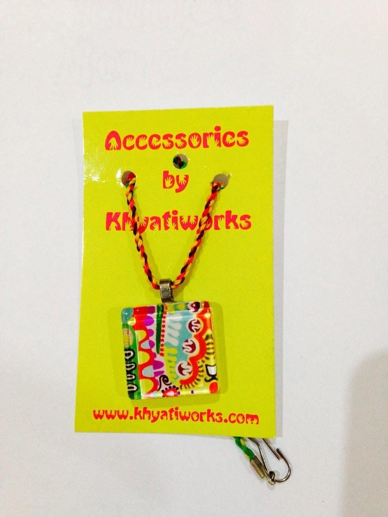 Fresco Square Glass Pendant