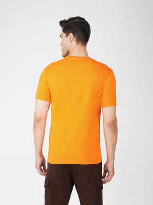 Men’s Premium Branded Pure Cotton Tee Orange