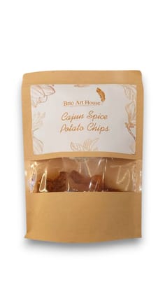 Homemade Cajun Spice Potato Chips (50g)