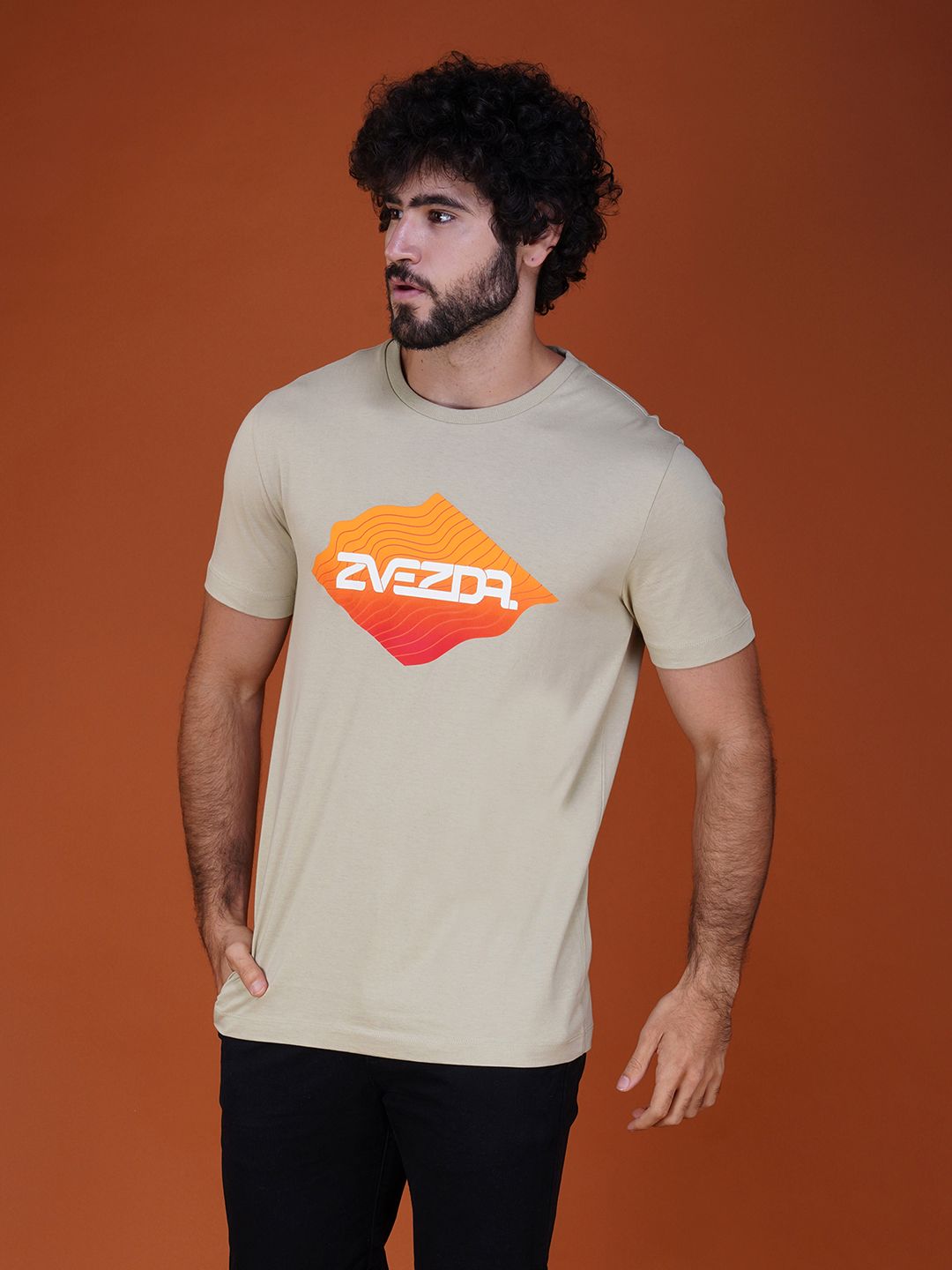 Branded Men’s Premium Pure Cotton Tee Dark Grey