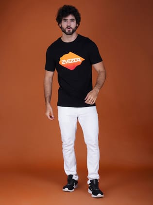 Branded Men’s Premium Pure Cotton Tee Black