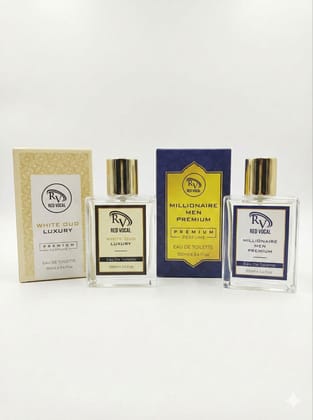 Red Vocal  Perfume White Oud Luxury For Unisex & Millionaire Men Premium Combo | Eau De Toilette | 100ml