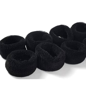 RITZKART Black Rubber Band ( Pack of 10 )