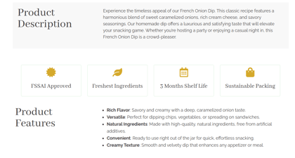 French Onion Dip (40g)