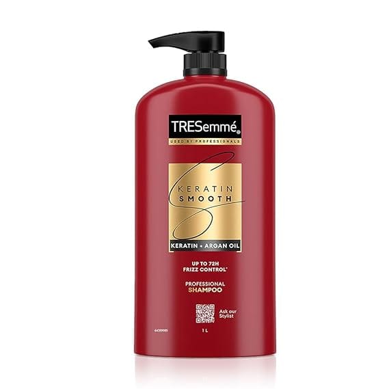 TRESemme Keratin Smooth+ Shampoo with Keratin Protein and Argan Oil (1 Liter)