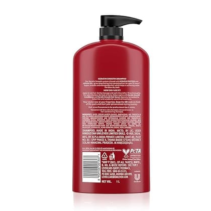 TRESemme Keratin Smooth+ Shampoo with Keratin Protein and Argan Oil (1 Liter)