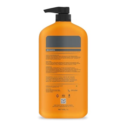 Beer Anti-Dandruff Shampoo | Removes Dandruff from Source | Helps with Itching, Irritation & Redness Accompanying Dandruff (1 Liter)