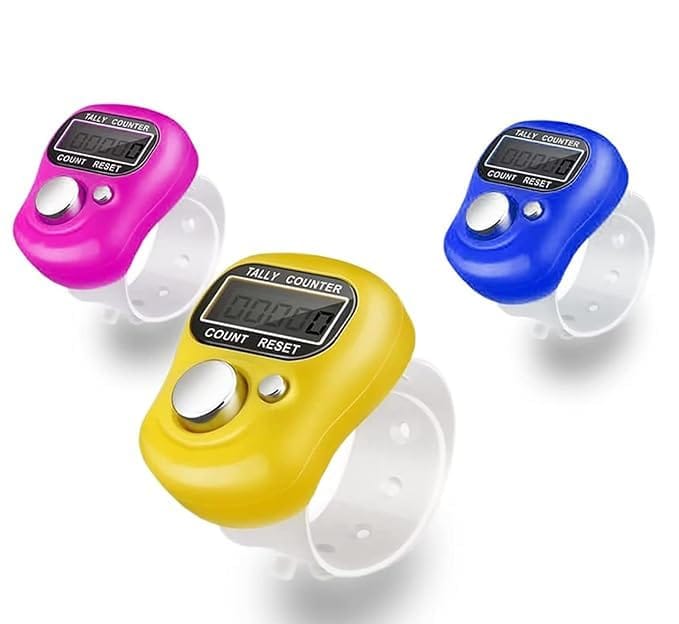 Digital Finger Tally Counter for Prayer, Sports, Knitting & More