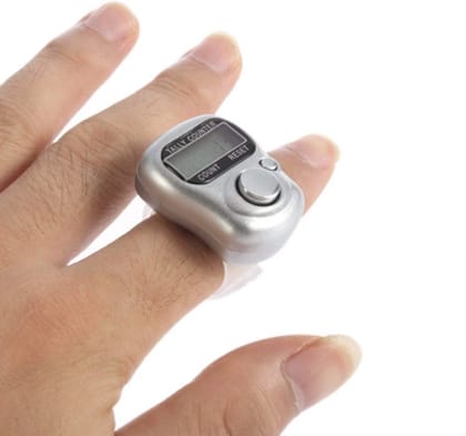 Digital Finger Tally Counter for Prayer, Sports, Knitting & More