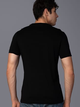 Men’s Trendy Pure Cotton European Fit Branded T-Shirt for Men Black