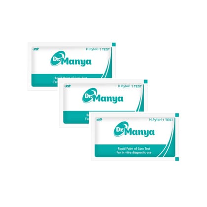 H. Pylori Rapid Test Kit Pack of 3Pcs  Easy Home Use Fast & Accurate Screening