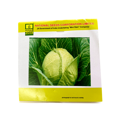 NSC Cabbage / Golden Acre-5 GM SEED PACKET T/L
