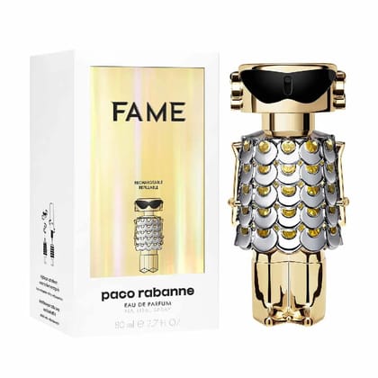 Paco Rabanne Fame Eau De Parfum for Women – 80ml | Long-lasting Floral Fragrance