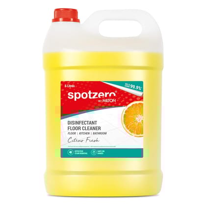 Spotzero by Milton Disinfectant Floor Cleaner, 5 Litres, Lavender | Surface Cleaner | Stain Removal