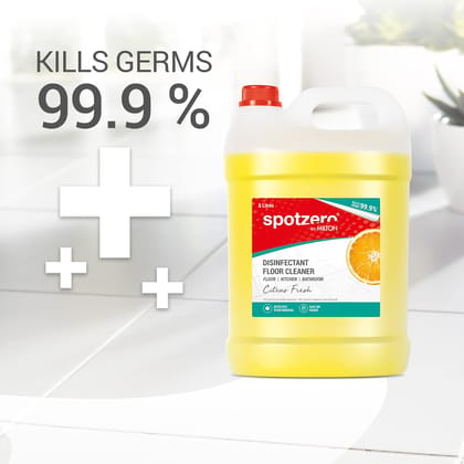 Spotzero by Milton Disinfectant Floor Cleaner, 5 Litres, Lavender | Surface Cleaner | Stain Removal