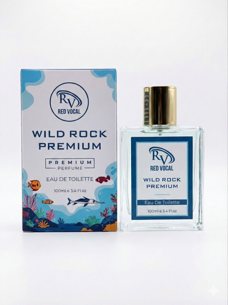 Red Vocal Wild Rock Premium Eau De Toilette for Men – 100ml, Bold & Long-Lasting
