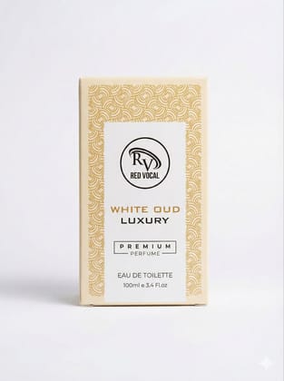 Red Vocal White Oud Premium Eau De Toilette – Unisex 100ml, Bold & Long-Lasting Luxury Fragrance