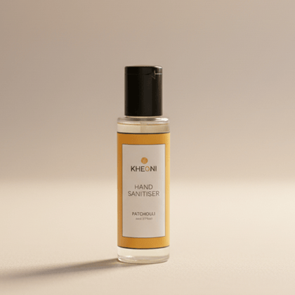 Natural Organic Hand Sanitizer with Pure Patchouli Essential Oil, 50ml