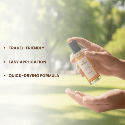 Natural Organic Hand Sanitizer with Pure Patchouli Essential Oil, 50ml