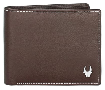 WildHorn Olive Leather Men's Wallet (Brown)
