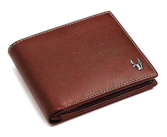 WildHorn Olive Leather Men's Wallet (Brown)
