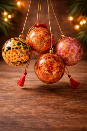 Handcrafted Hand-Painted Wooden Holiday Ornaments – Festive Home Décor & Gift Accents