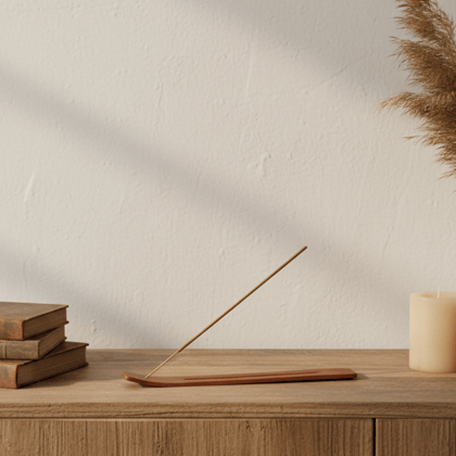 Incense Holder Agarbatti Stand (Wooden Slide)