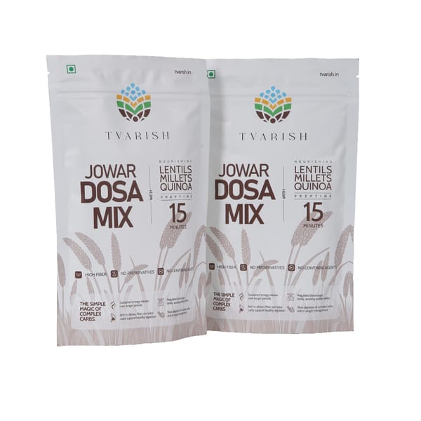 Tvarish Instant Jowar Dosa Mixes (2*200g)