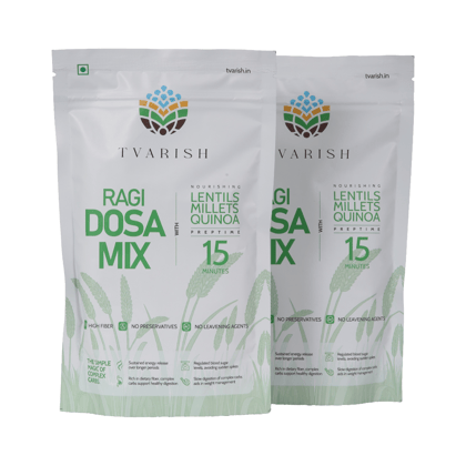 Tvarish Instant Ragi Dosa Mixes (2*200g)