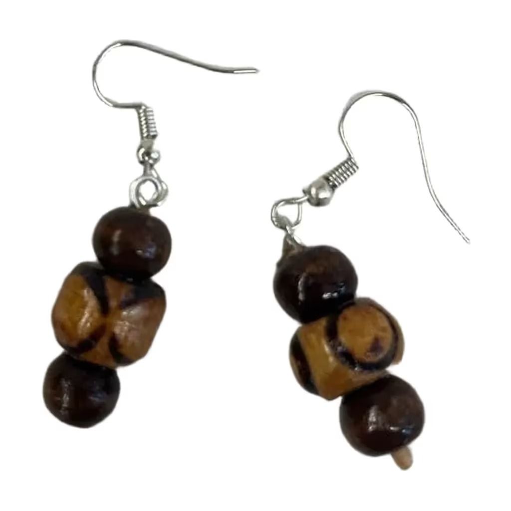 Wooden Earrings - Earrings | Buy online on ZillyBuy