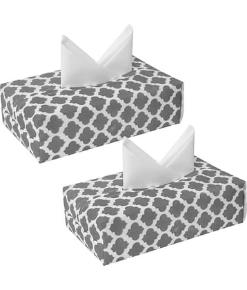 PrettyKrafts Car Tissue Dispenser Plastic Grey