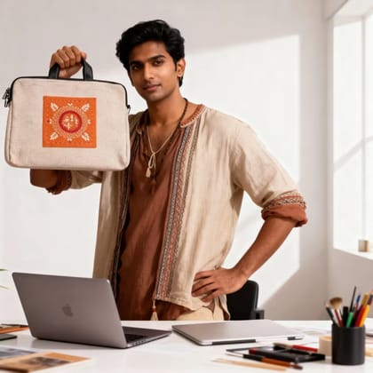 Handcrafted Laptop Bag