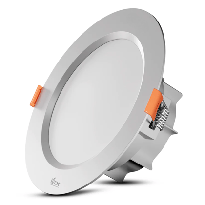 UBX Flora 9W LED Down Light, Round, Pack of 4, Recessed Ceiling LED Light, Suited for 3 inch Junction Box 