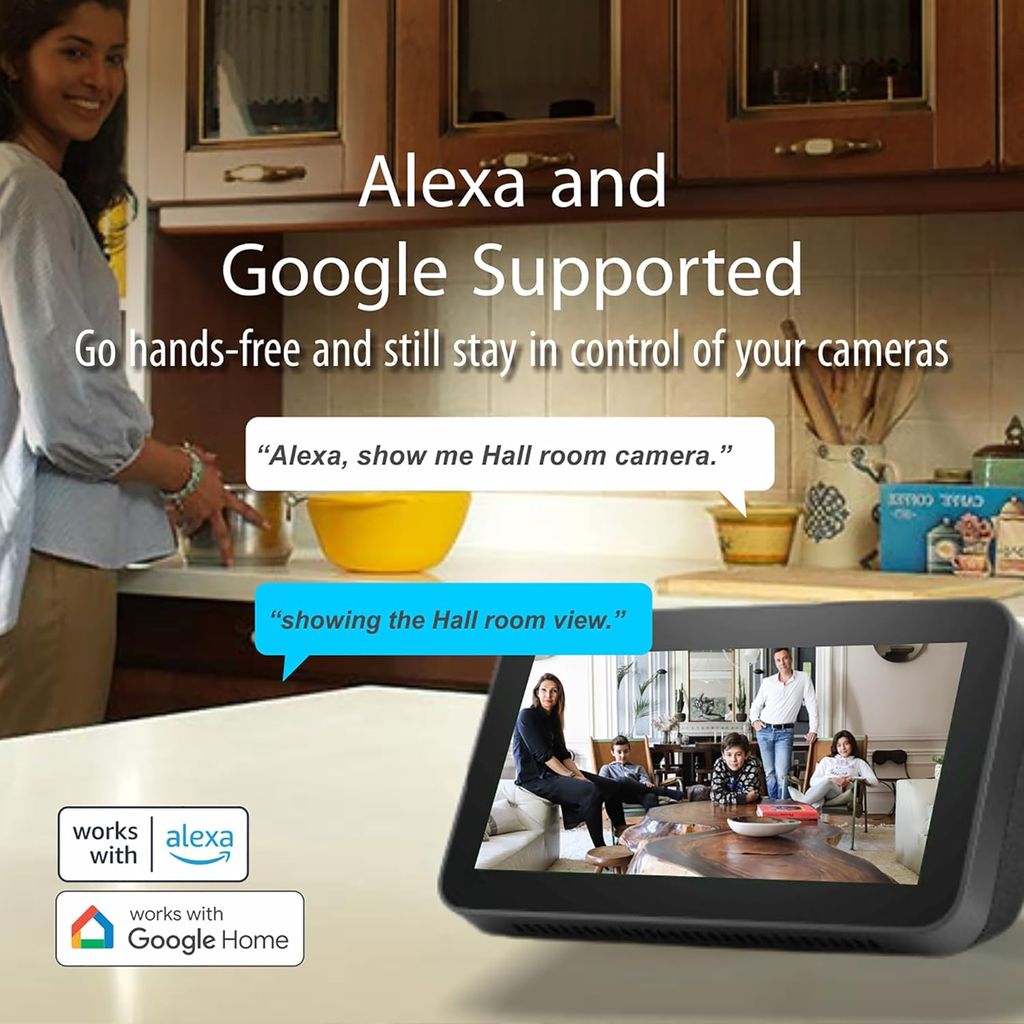 CP PLUS CP-E34A 3MP Full HD Wi-Fi PT Camera | 360° View | AI Motion  Tracking | 15M Night Vision | Works with Alexa & Google | Martpe