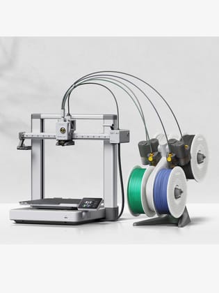 WOL3D Bambu Lab A1 Combo – With AMS Support Multi-Color 3D Printing, High Speed & Precision, Full-Auto Calibration & Active Flow Rate Compensation, ≤48 dB Quiet FDM 3D Printers