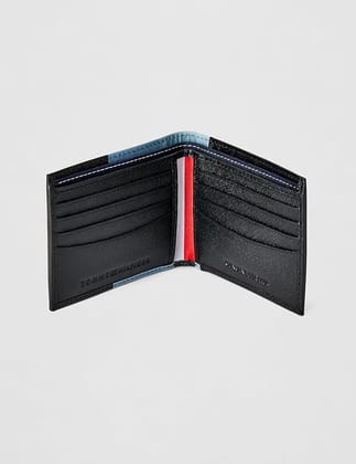 Tommy Hilfiger Leather Men Wallet (Black)