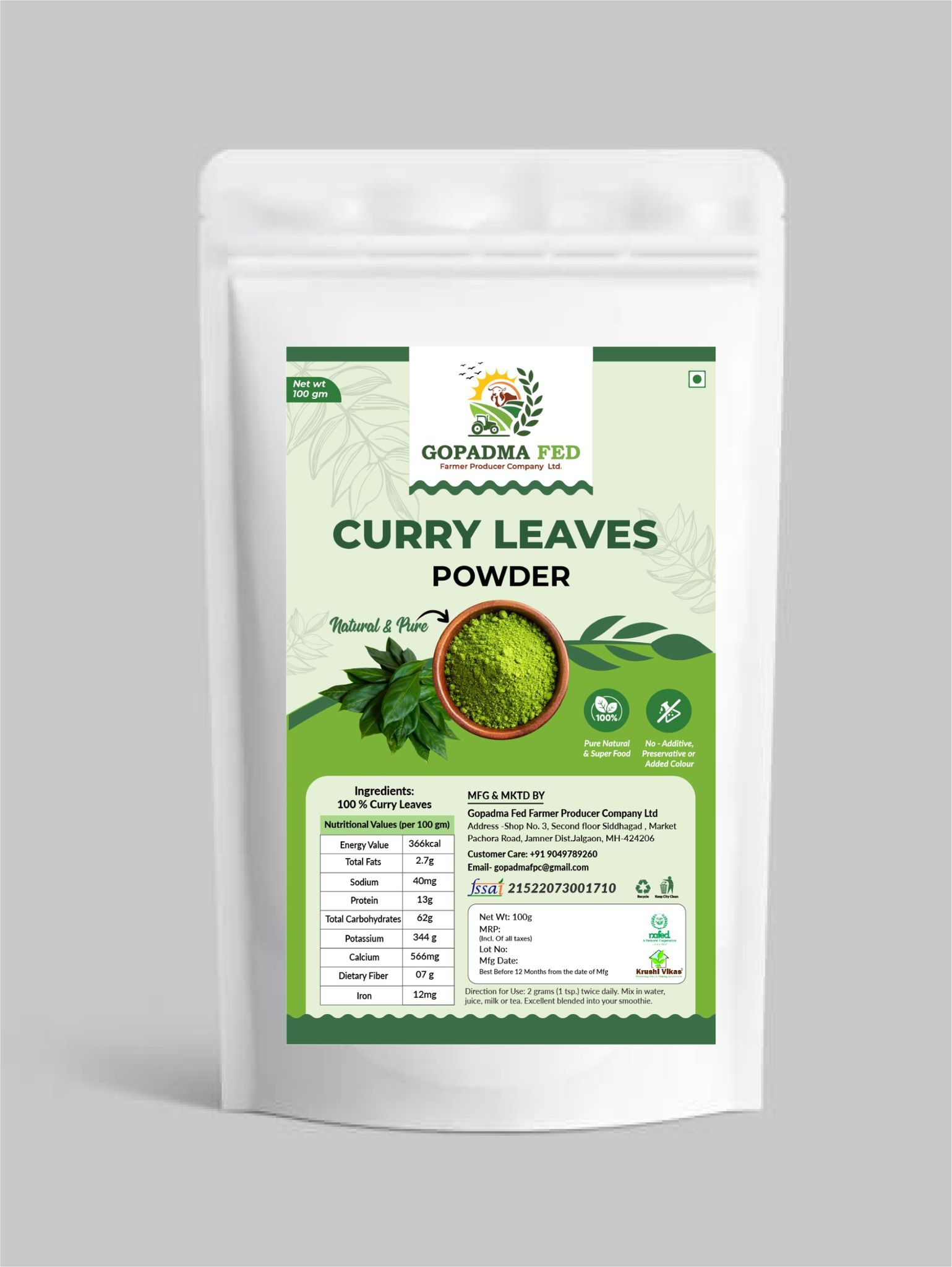 Curry Leaves Powder