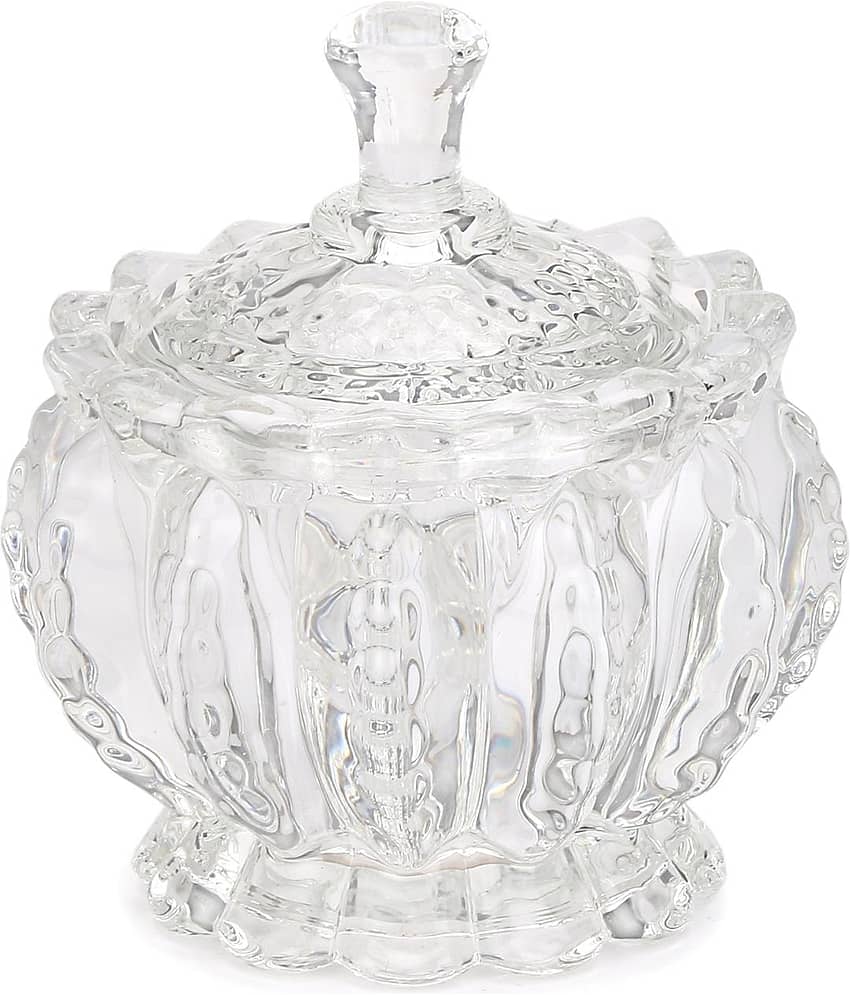 AFAST Coockes Jar Glass Transparent Cookie Container ( Set Of 1 )