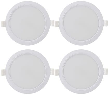 Trishakti NXT 9W LED Round Downlighter |Neutral White Pack of 04