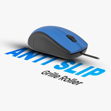 EVM Wired Keyboard and Mouse Combo - Ergonomic Design, Plug & Play, 1-Year Warranty (EVM-WDKM-513)