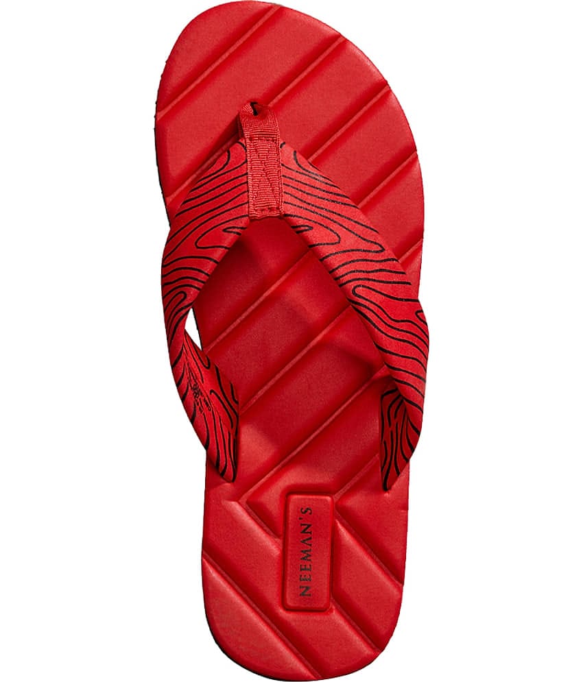 Neemans All Vibes Flips Red Men's Thong Flip Flop