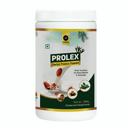 Prolex Protein Powder 500 g | Plant-Based Protein Supplement for Strength, Muscle Support & Daily Nutrition | Protein Powder for Men & Women | Pack of 1