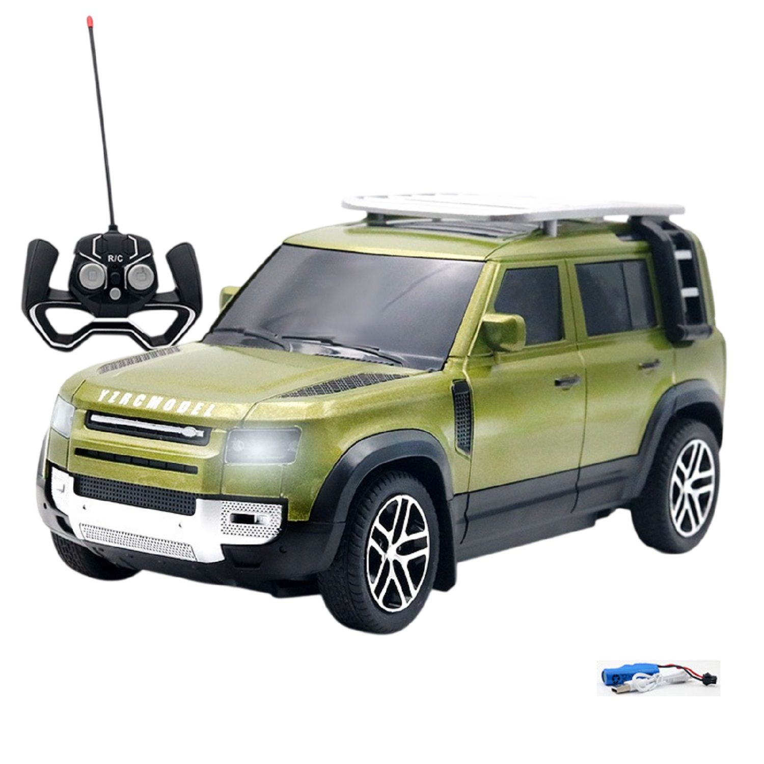 KTRS Enterprise LND Rver Remote Control car Simulation Off-Road Vehicle with Lights car Model Children's Toy 1:18 Large Off-Road Vehicle Car Model - Randomly Assorted