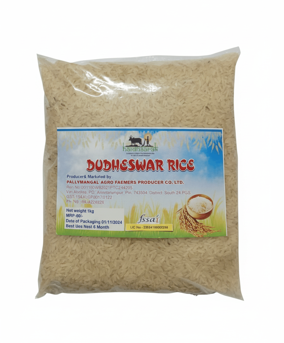 Organic Dudheswar Rice - দুধেশ্বর চাল - 1 Kg