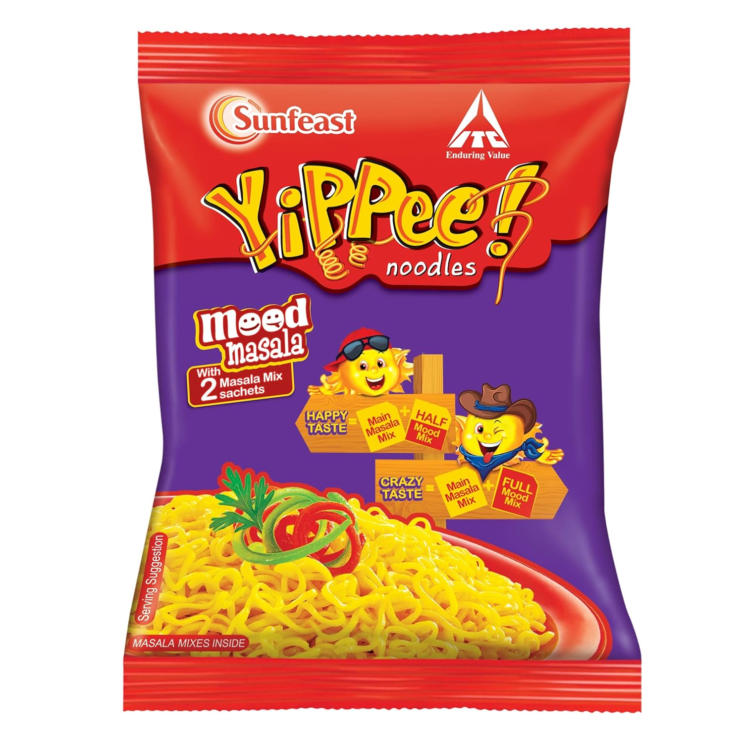 Sunfeast YiPPee! Magic Mood Masala Instant Noodles, 65gm