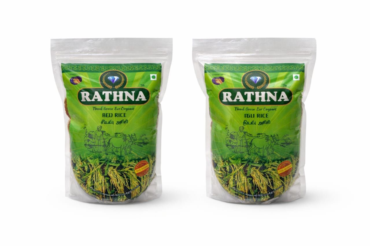 Red + Idly Rice Red Idli Rice (Small Grain, Unpolished)