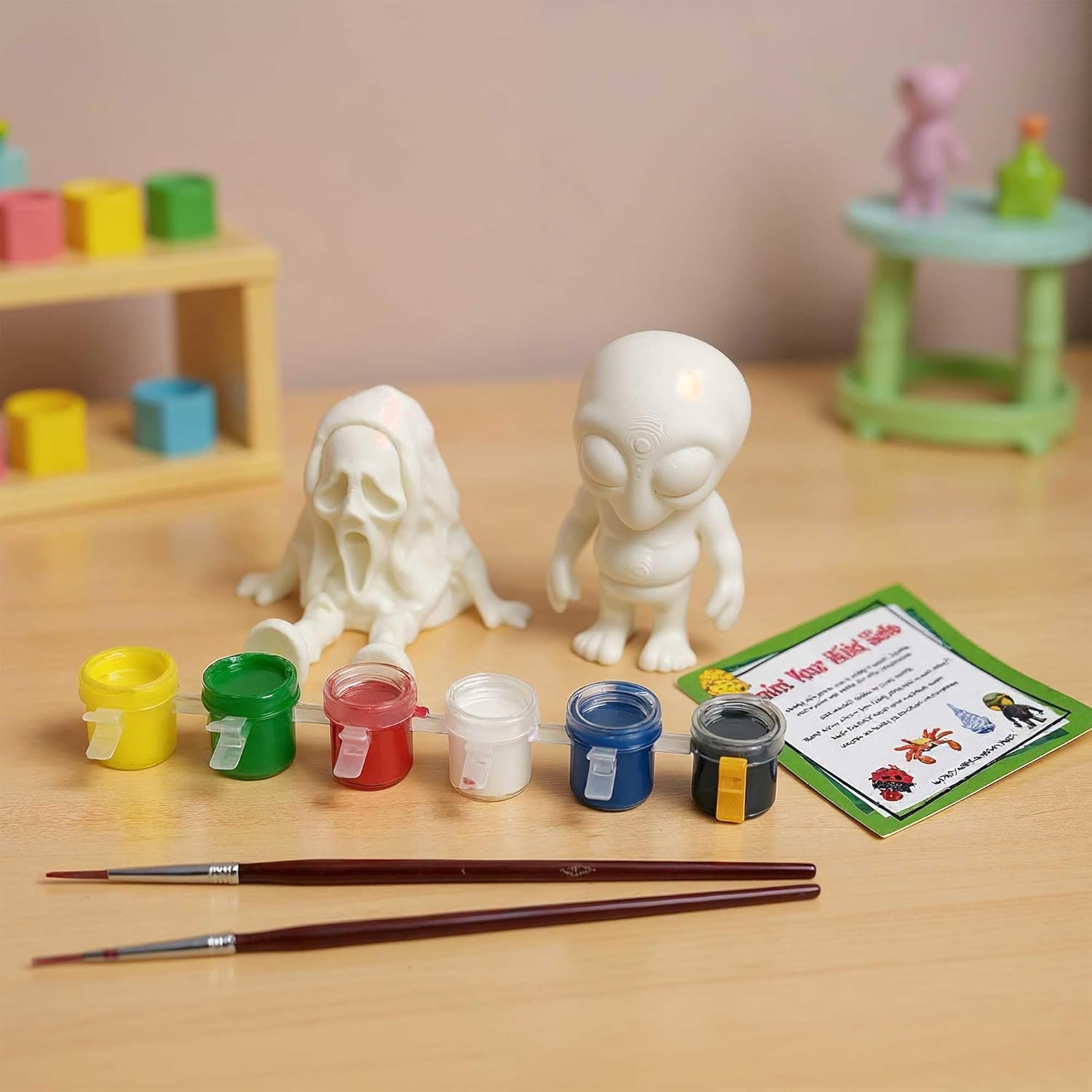 Vinglits DIY Kits - Fun & Creative Activity Set for Kids, Art & Craft, Birthday Gifts for kids, Imagine. Paint. Play (Fantasy Shelf) - Randomly Assorted (Pack of 2)